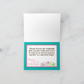 Gevouwen bedankkaartliefhebbers Fietscarnaval Bedankkaart (Binnen)