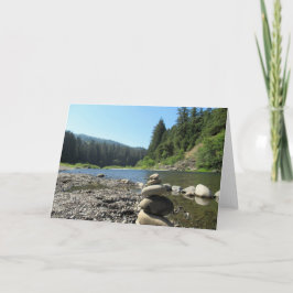 Gevouwen bedankt kaart Richardson Grove California