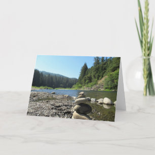 Gevouwen bedankt kaart Richardson Grove California