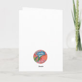 Gevouwen Bedankt Kaartje uil en chipmunk (Achterkant)