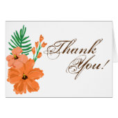 Gevouwen bedankt lente hibiscus flower Hawai (Voorkant Horizontaal)