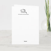 Gevouwen bedankt voor het Jubileum van de dominee (Achterkant)