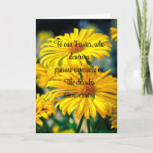 Gevouwen bedankt voor het Jubileum van de dominee (Voorkant)