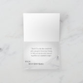 Gevouwen bedankt voor je kaartje Penguins Mate for (Binnen)