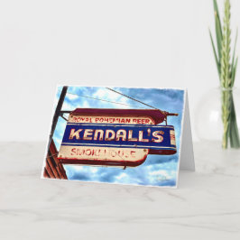 Gevouwen Beer Sign Kaart