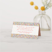 Gevouwen benoemingskaart afsprakenkaart (Achterkant)