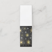 Gevouwen benoemingskaart afsprakenkaart (Buitenkant ongevouwen)