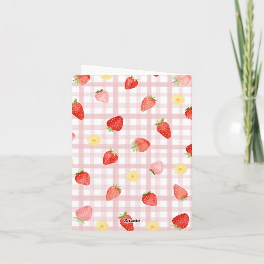 Gevouwen bes bedankkaart (Achterkant)