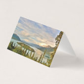 Gevouwen blanco briefkaart van Alaska Kaart (Achterkant)