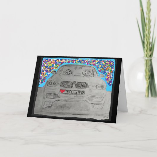 Gevouwen blanco kaart (Voorkant)