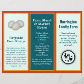 Gevouwen Boerderijen Business Dubbelzijdige Flyer (Voorkant)