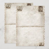 Gevouwen  Briefkaarten panelen (Voorkant / Achterkant)