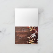 Gevouwen dank aan de Kaart van de Katoen op Donker (Binnen)