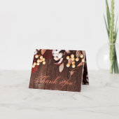 Gevouwen dank aan de Kaart van de Katoen op Donker (Voorkant)