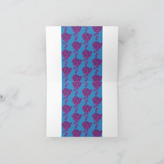 Gevouwen dank bedankkaart (Binnen)