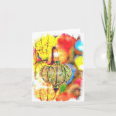 Gevouwen dank bedankkaart (Voorkant)