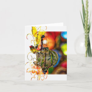 Gevouwen dank bedankkaart