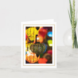 Gevouwen dank bedankkaart