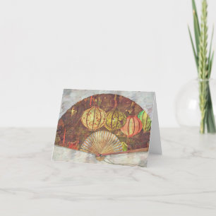 Gevouwen dank bedankkaart