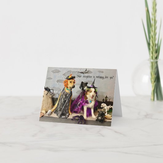 Gevouwen dank bedankkaart (Voorkant)