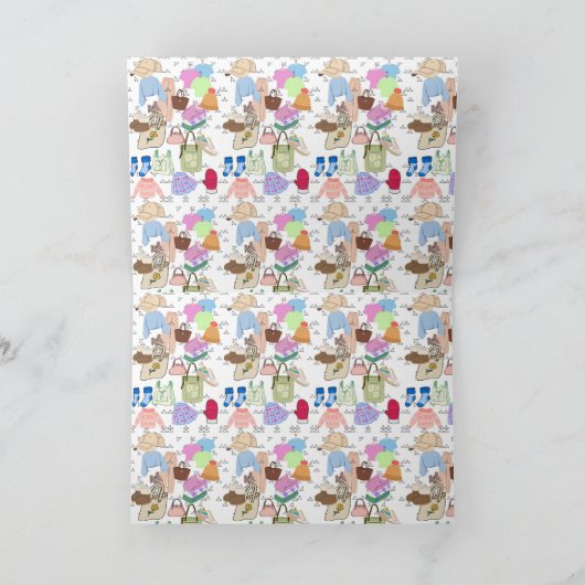 Gevouwen dank bedankkaart (Binnen)