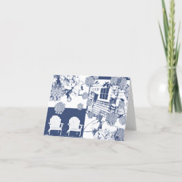 Gevouwen dank bedankkaart