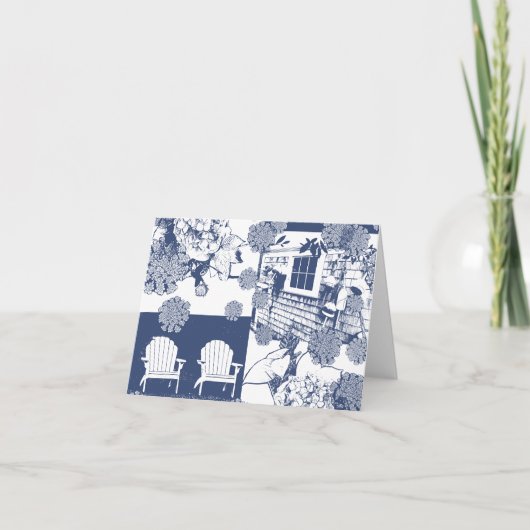 Gevouwen dank bedankkaart (Voorkant)