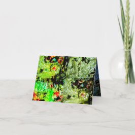 Gevouwen dank bedankkaart