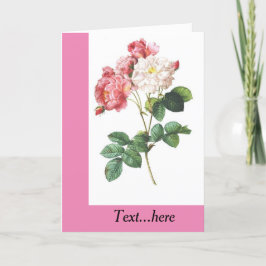 Gevouwen dank bedankkaart