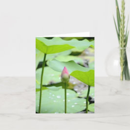 Gevouwen dank bedankkaart