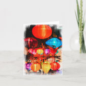 Gevouwen dank bedankkaart (Voorkant)