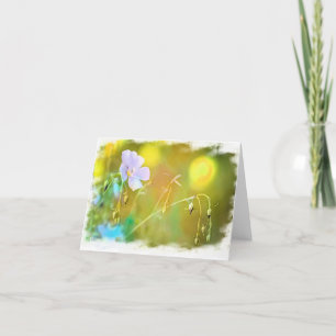 Gevouwen dank bedankkaart