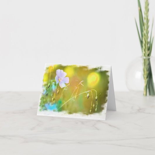 Gevouwen dank bedankkaart (Voorkant)