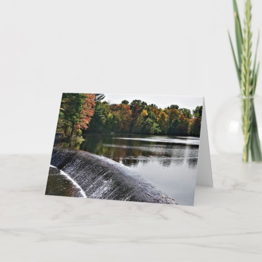 Gevouwen dank bedankkaart (Voorkant)