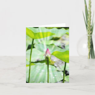 Gevouwen dank bedankkaart