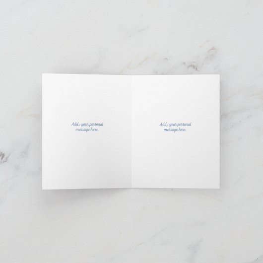 Gevouwen dank bedankkaart (Binnen)