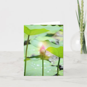 Gevouwen dank bedankkaart