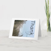 Gevouwen dank bedankkaart (Voorkant)