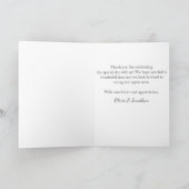 Gevouwen dank bedankkaart (Binnen)