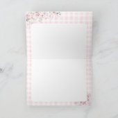 Gevouwen dank bedankkaart (Binnen)