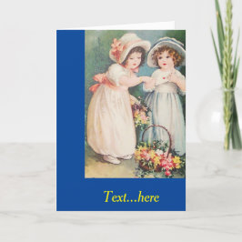 Gevouwen dank bedankkaart