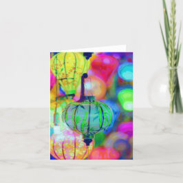 Gevouwen dank bedankkaart