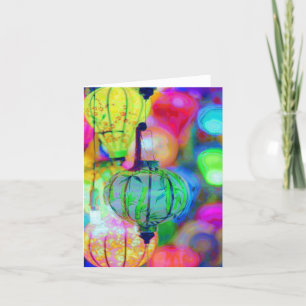 Gevouwen dank bedankkaart