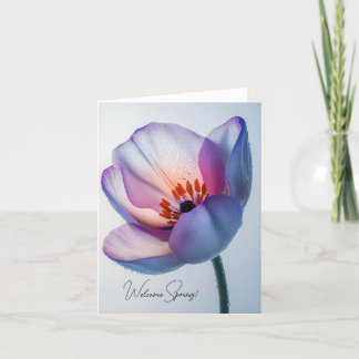 Gevouwen dank bedankkaart