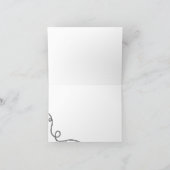 Gevouwen dank bedankkaart (Binnen)