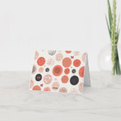 Gevouwen dank bedankkaart (Achterkant)