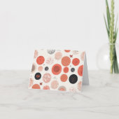 Gevouwen dank bedankkaart (Voorkant)