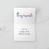 Gevouwen dank bedankkaart (Binnen)