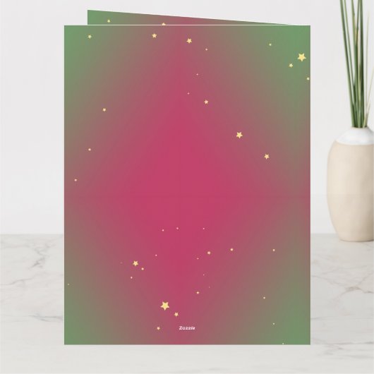 Gevouwen dank bedankkaart (Achterkant)