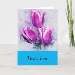 Gevouwen dank bedankkaart